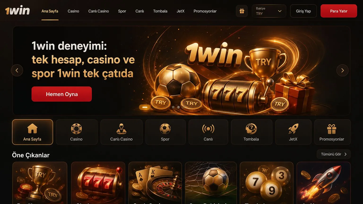 1 win deneyimi: tek hesap, casino ve spor 1win